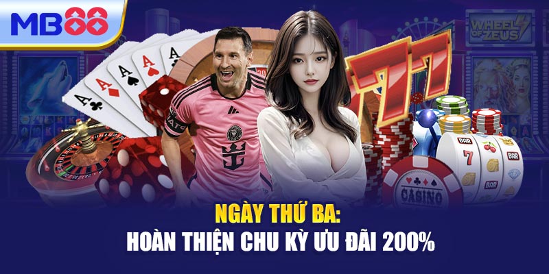 Ngày Thứ Ba: Hoàn Thiện Chu Kỳ Ưu Đãi 200%